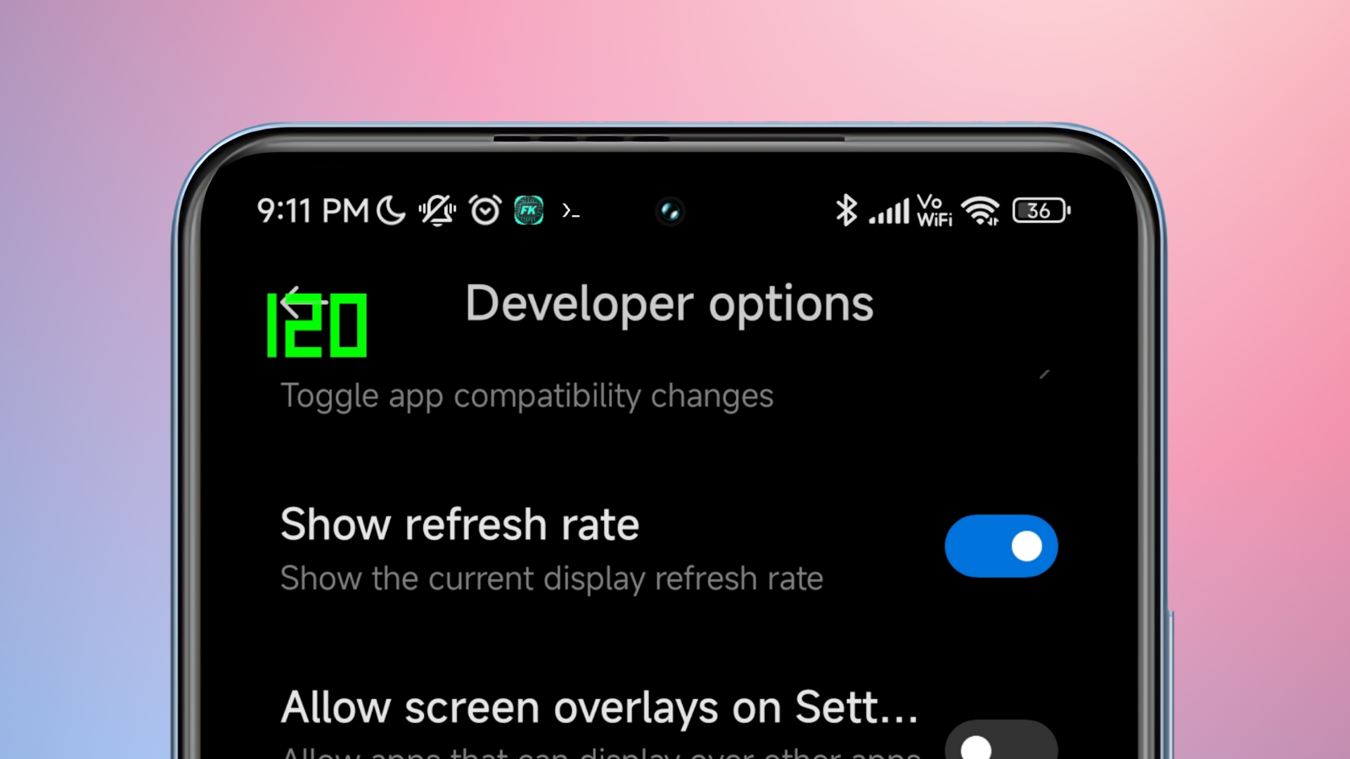 How to get a Refresh Rate overlay on Android! No root required